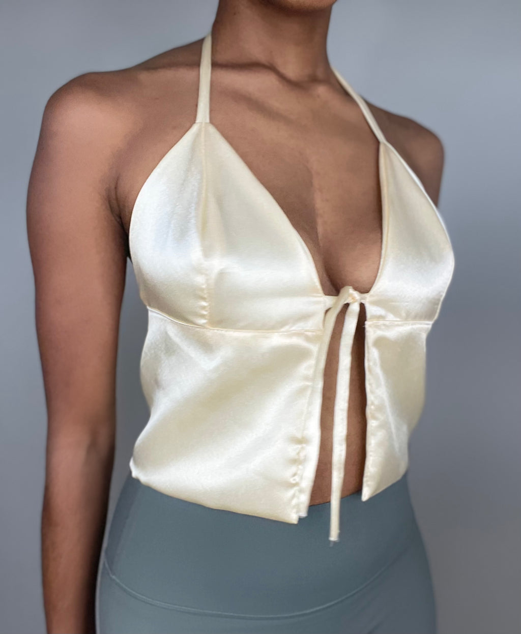 Satin top