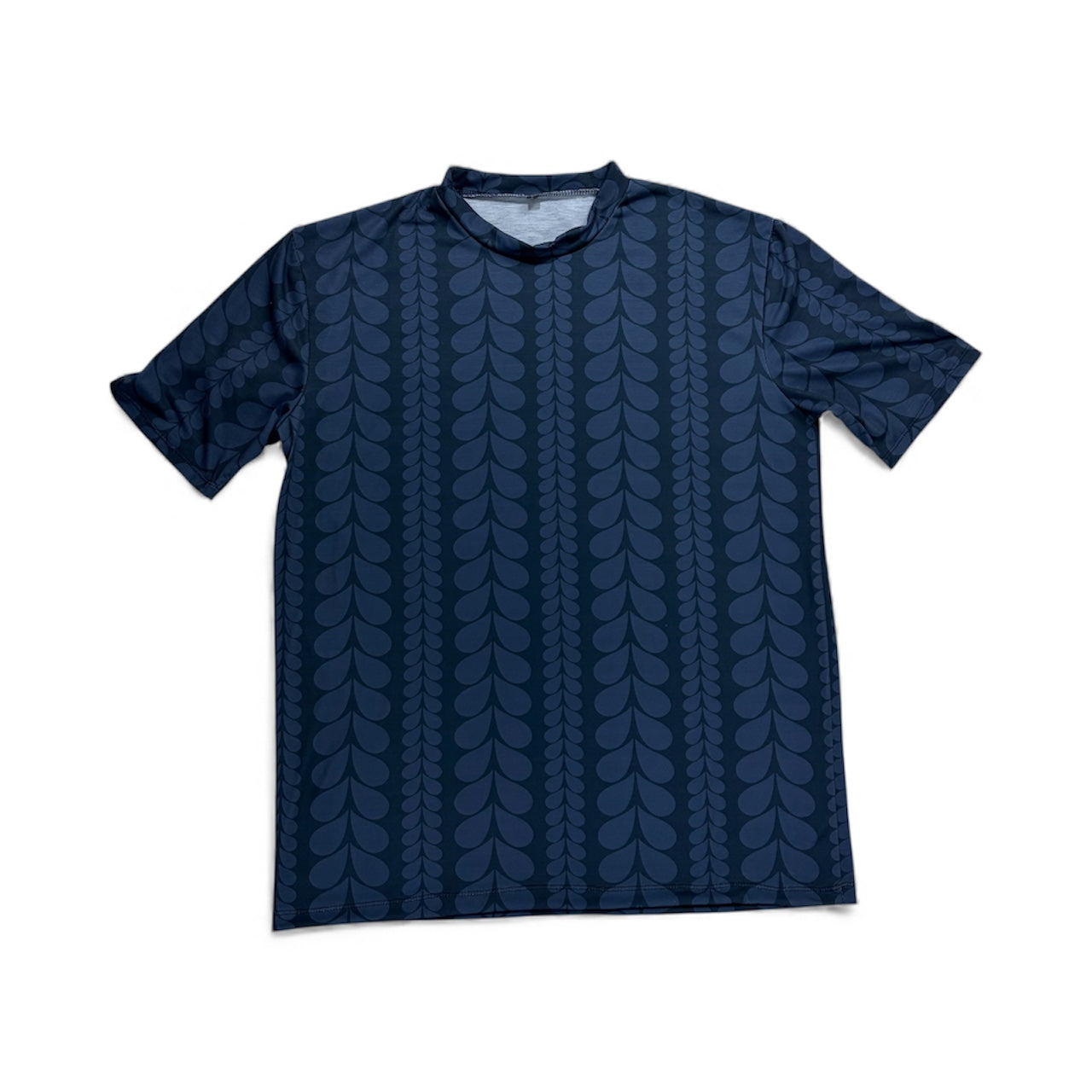 Navy print t