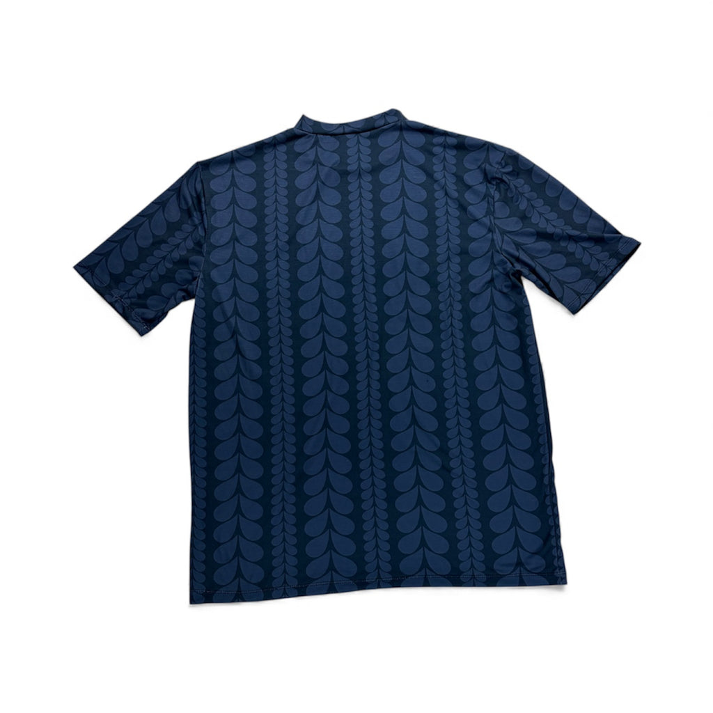 Navy print t